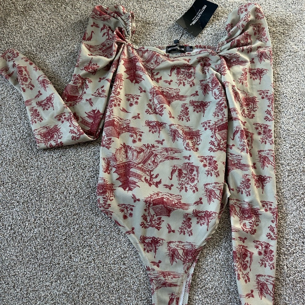 PLT Red and Green Bodysuit